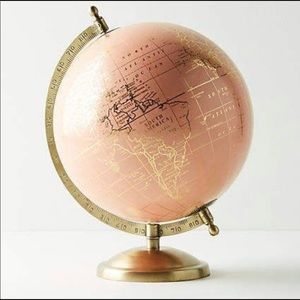 Anthropology Kayla Nord Pink and Gold globe